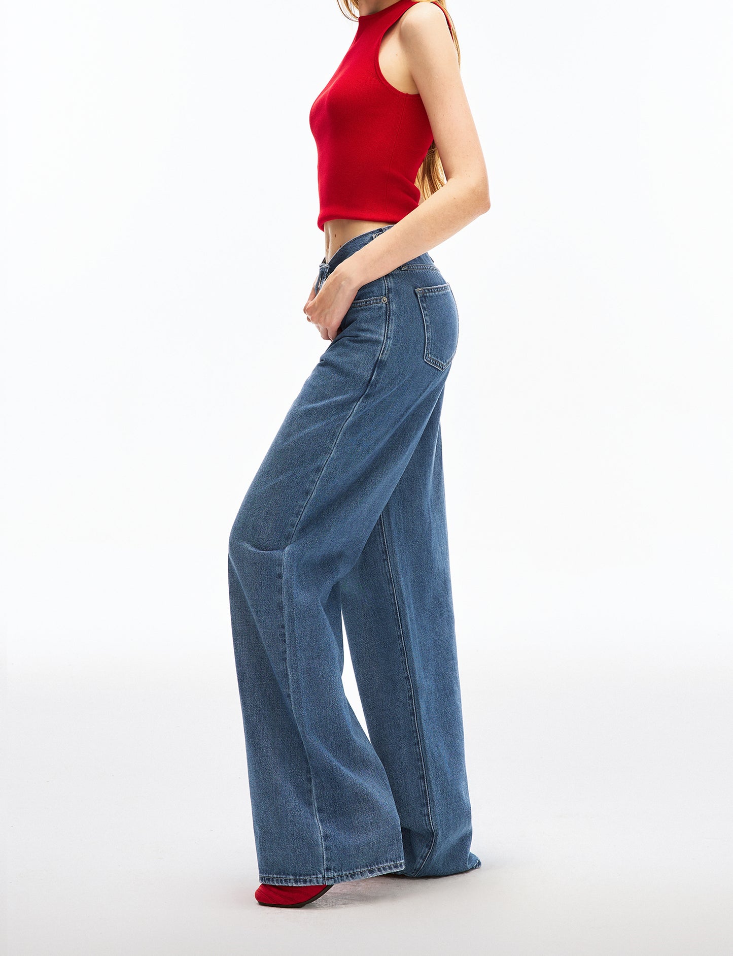 AdaptHer Baggy Jeans - No belt needed