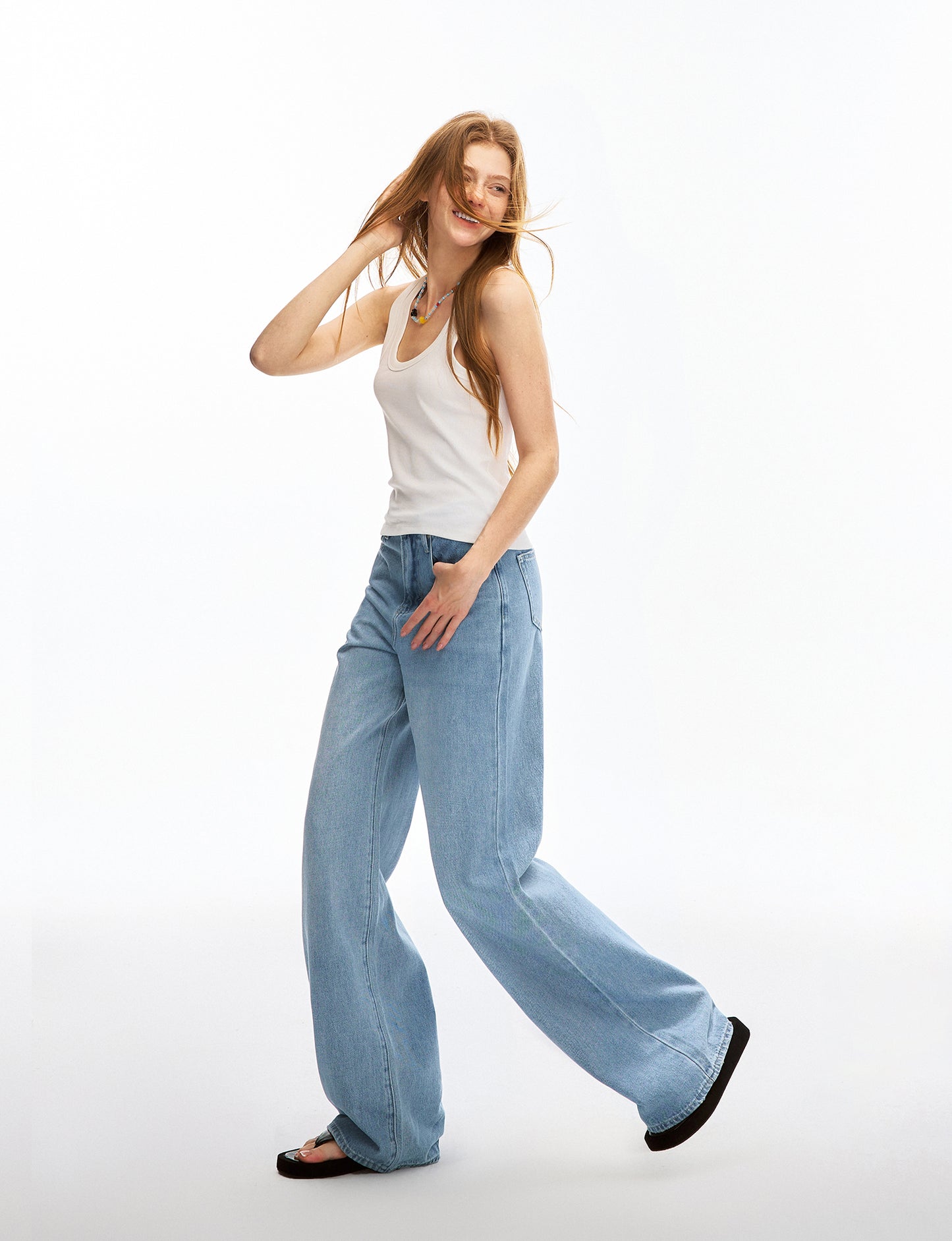 AdaptHer Baggy Jeans - No belt needed